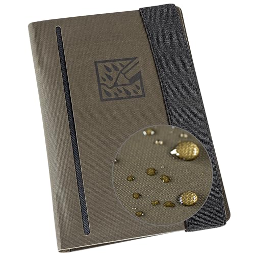 Rite in the Rain Monsoon Field Wallet, 3.5” x 5.5”, EDC, Water Resistant TPU fabric (No. P971-M) - size: Field Wallet