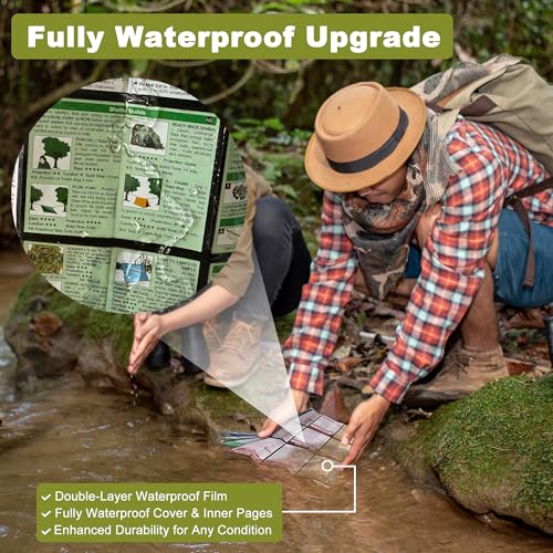 Tiny Pocket Survival Guide EDC Survival Kits Military Grade for Field Emergency, First Aid, Disaster, and Rural Urban Preparedness - style: Fully Waterproof