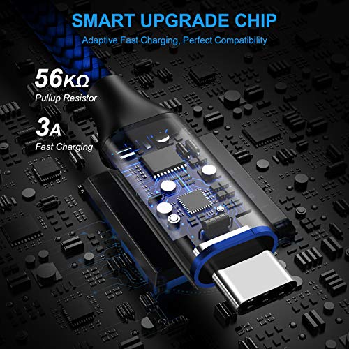 etguuds USB to USB C Cable 3ft, 2-Pack USB A to USB C Charger Cord Type C - color: Blue