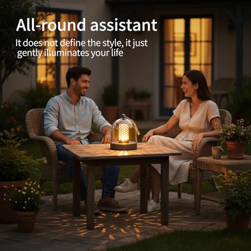 Camping Lantern, IPX4 Waterproof Touch Control LED Night Light, USB Rechargeable & Long Lasting Battery, Portable Hanging Tent Lamp for Outdoor Camping Hiking Backpacking,Silver Gray - color: Gray