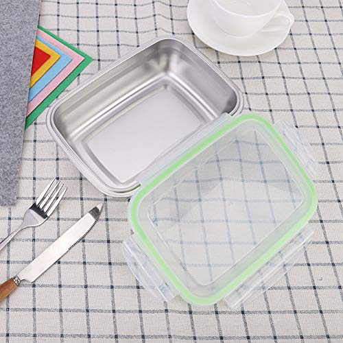 Haofy 850ml Portable Stainless Steel Lunch Box, Sealing Food Box Container for Outdoor Picnic