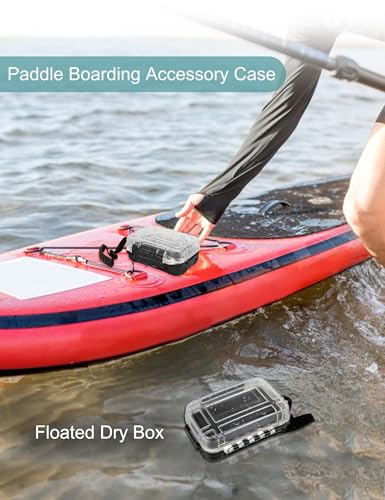Avlcoaky Small Waterproof Box Small Waterproof Case Watertight Container Mini Dry Box Waterproof Case Watertight Key Pouch Holder for Snorkeling Kayaking Boating
