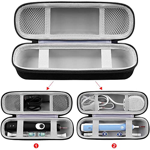 GWCASE Electric Toothbrush Travel Case for Oral-B, for Philips Sonicare - color: Black