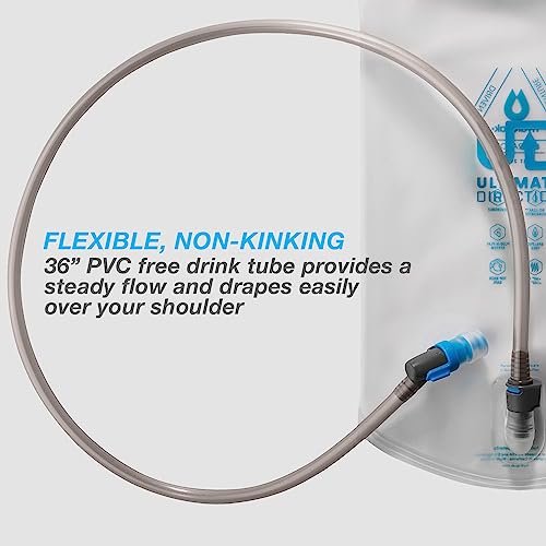 Ultimate Direction Water Reservoir, Hydration Bladder with Straw for Hiking, Running, Endurance Athletes, 1.5L-3.0L - size: 1.5 Liters, style: Non-Insulated