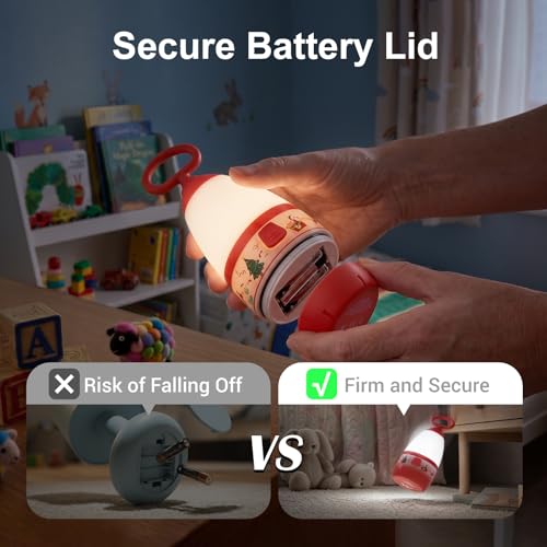 2-Pack Kids Lantern & Night Light Battery Operated, Christmas - color: Christmas