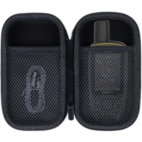 Lebakort Hard Case Compatible with Garmin GPSMAP 67 / 67i / 66i / 79sc / 65 / 86sci / 65s / 66s / 66st Button-Operated Rugged GPS Handheld (Black Case) - color: Black Case