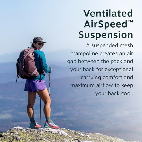 Osprey Hikelite LT 16L Hiking Backpack, Purple OS - color: Graphite Purple, style: 16l