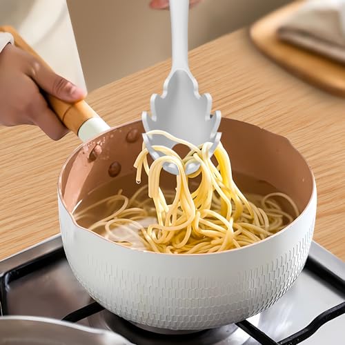 AOTHOD Silicone Cooking Utensils Set - 446°F Heat Resistant Silicone Kitchen Utensils,Spatula,Spoon, Kitchen Utensil Sets Gadgets Tools Set for Nonstick Cookware,Dishwasher Safe BPA FREE (Multicolor) - color: Multicolor