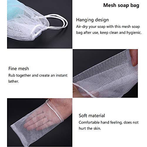 Travel Soap Holder Bar Soap Dish Shower Soap Saver Case Container Box for Bathroom Camping Gym Vonpri (Transparent 3pack) - color: Transparent