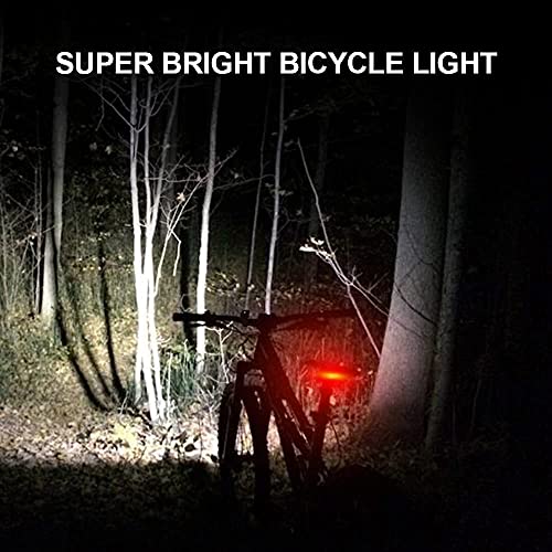 1200 Lumens Bike Lights for Night Riding,Super Bright Bike Lights Front and Back,USB Rechargeable Bicycle Light,3 LED Bike Headlight with Power Bank Function,IPX5 Waterproof,3+5 Light Modes