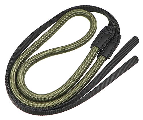 Quick Release Camera Neck Strap Shoulder Strap Belt for Mirrorless Digital Cameras Climbing Rope with Quick Release QD Loops Connector with O-Ring Adjustable Length 30-53inch Green - color: Green