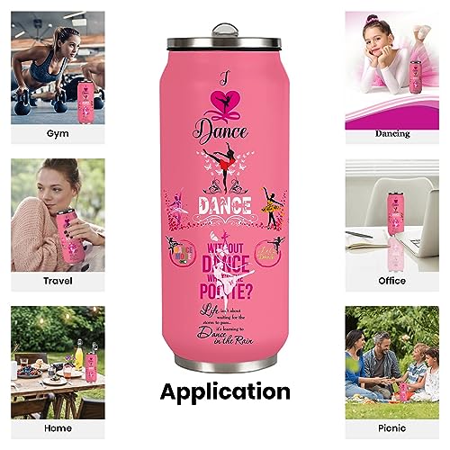 Dance Lover Gifts For Girls Women Dancer Stainless Steel Insulated Tumbler With Straw Lid，Dance Lovers Gift For Dancer As Dance Themed Gifts 17 Oz - color: Dancer