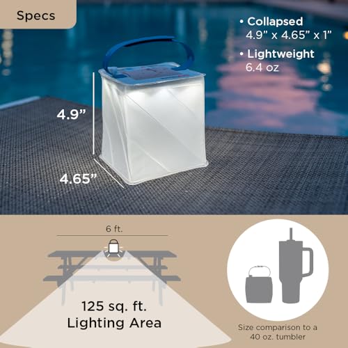 LuminAID Nova Colors Inflatable Solar LED Camping Lantern, 8 Color Modes - style: Multicolor