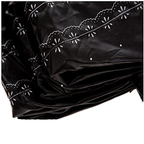 Honeystore Princess Lace Ultraviolet-Proof Folding Umbrella Anti-uv Dome Parasol - color: Style1 Kelly