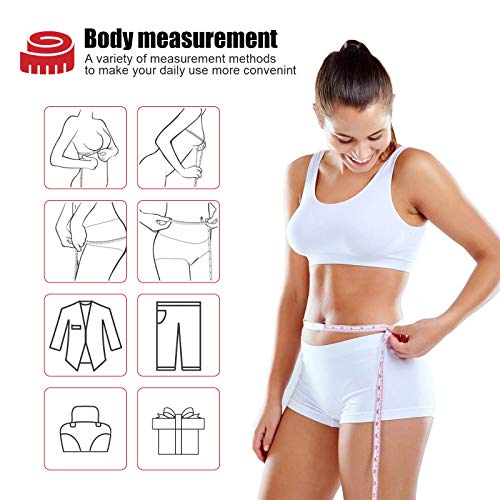 Tape Measures Retractable, Fabric Measuring Tape, 60 Inch Small Sewing Tape Measure for Craft Nursing Medical Travel(3 Pack/Red) - color: Red