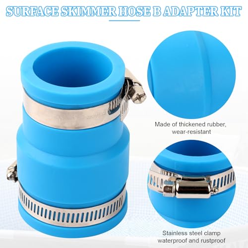 Pool Vacuum Hose Adapter Kit Compatible with Intex Adapter B
