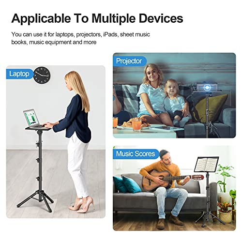 Facilife Projector Stand - Adjustable Height 22 to 63 Inches, Tripod for Laptop & Projector, Outdoor Movies - size: 22-63 Inches