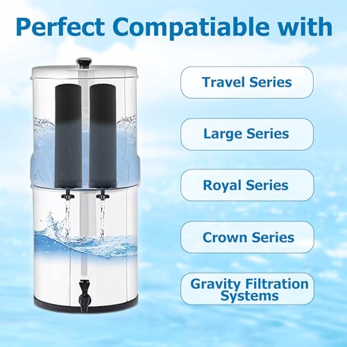 Water Filter Replacement for Berkey® BB9-2 Black Carbon Filters