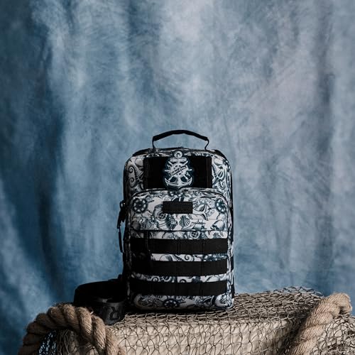 WOLFpak Tactical Sling Bag for Concealed Carry, EDC | Everday Crossbody Daypack - color: Sailor's Curse