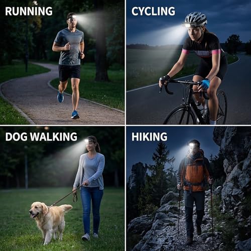 Rechargeable LED Headlamp - 1600 Lumens, USB-C, Utra Durable, Shockproof and Waterproof, Survives 3M Drops, Submersible and Impact-Resistant, Perfect for Camping, Heavy-Duty Work, and Adventure - size: H35pro