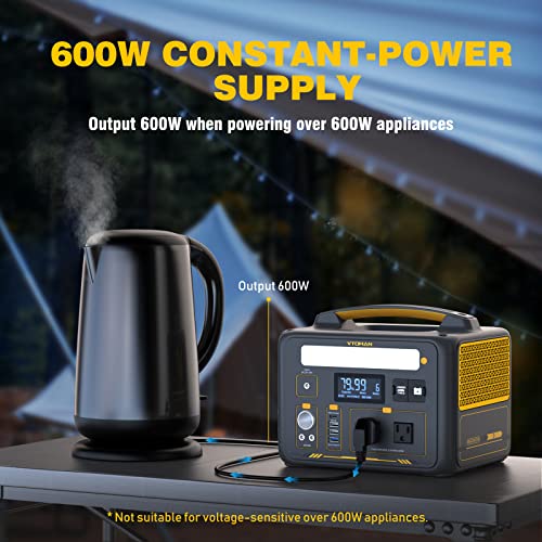 VTOMAN Jump 600X 600W Portable Power Station with 110W Solar Panel - style: Jump 600X+110W