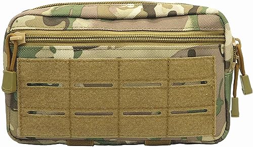 Tactical Molle Pouch, Multi-Purpose EDC Admin Pouch Utility Gadget Gear Backpack Military Waist Bag for Outdoor, Hunting, Traveling, Hiking - color: CP