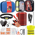 Car Roadside Emergency Kit, Car Safety Kit for Men Portable Car Kits for Emergency, Blue - color: Blue