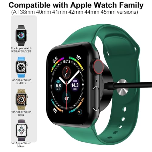 2026 Upgraded Magnetic Fast Charging Cable for Apple Watch Charger - color: Black, size: 2.0M