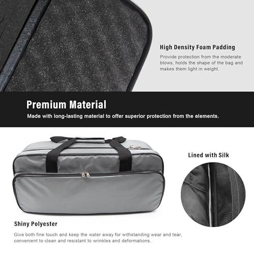 Astromania Telescope Bag Deluxe Telescope Carrying Case Shock-Absorbent Big | Telescope Accessory Storage Carrying Case, Adjustable Shoulder Strap&Multi-Pocket, For Telescope Eyepiece Barlow Lens Filter - size: Large