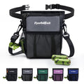 Dog Treat Pouch, 4 Cup Training Bag, Magnetic Closure, 3 Way Wear, Gray - color: Gray