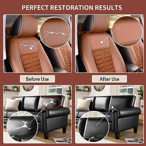 Leather Repair Patch Tape Kit, Self Adhesive Leather Repair for Furniture, Couch, Sofa, Car Seats,Office Chair,Vinyl Repair Kit.3.1inx60in - color: Dark Khaki, size: 3.1 in x 60 in