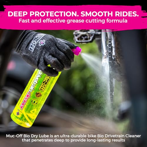 Muc-Off Drivetrain Cleaner & Degreaser Spray - size: 16.9 Fl Oz (Pack of 2)