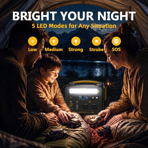 VTOMAN Jump 600X Portable Power Station 600W, 299Wh LiFePO4 Battery - style: Jump 600X
