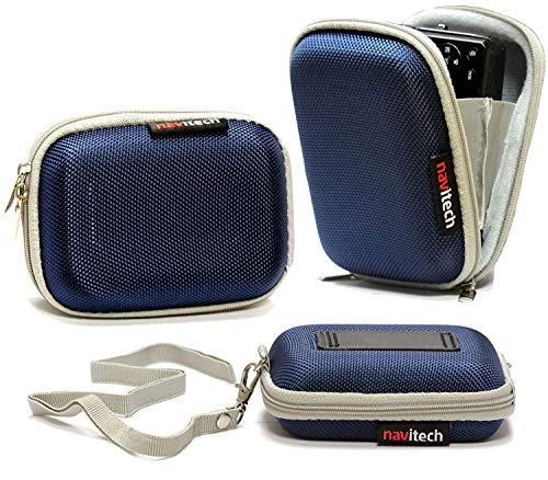 Navitech Blue Hard Water Resistant Hard Camera Case Compatible With Sony RX100 VII Advanced Premium Compact Camera