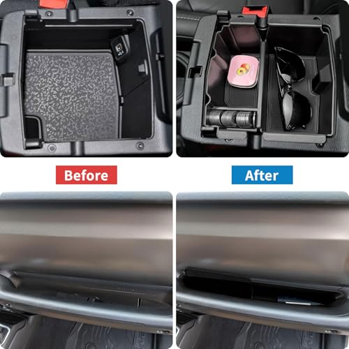 Zxiaochun 4PCS Center Console Organizer for 2024-2026 Wrangler JL/JLU/4XE - size: FOR 2024-2026 Wrangler JL