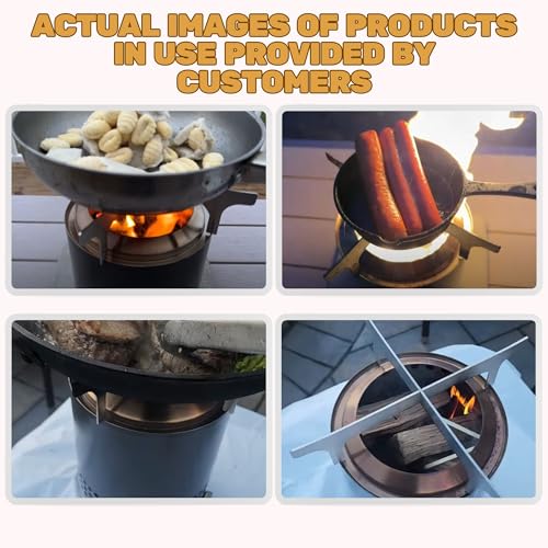 Fire Pit Cook top for Solo Stove Mesa, Mesa XL camping Accessories .Convert Tabletop Fire Pit to Camping Stove.Compatible with All Pots Pans.Stainless Steel.Replacement for Titan,Campfire Cooking Ring