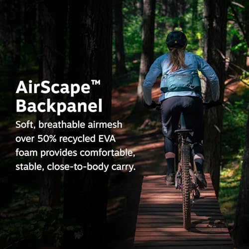 Osprey Savu Biking Waist Pack for Men & Women - Mountain Bike Fanny Pack with Bottle Pockets - Hydration Bag - color: Cascade Blue, style: 5l