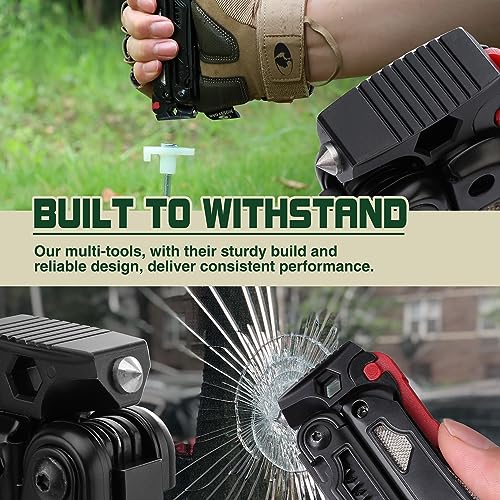 MOSSY OAK 19-in-1 Multitool Pliers Stainless Steel Self-Locking - style: 19-in-1 with Fire Starter & Whistle