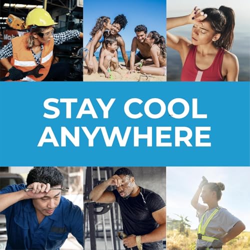SHAKEitCOOL Original Cooling Towel – Be Cool in Style - Heat Relief, Soft, Lightweight, Sun Protection, Easy Clean - Perfect for Biking, Hiking, Running, Yoga, Golf, Gym, Baseball - Cheer - color: Cheer