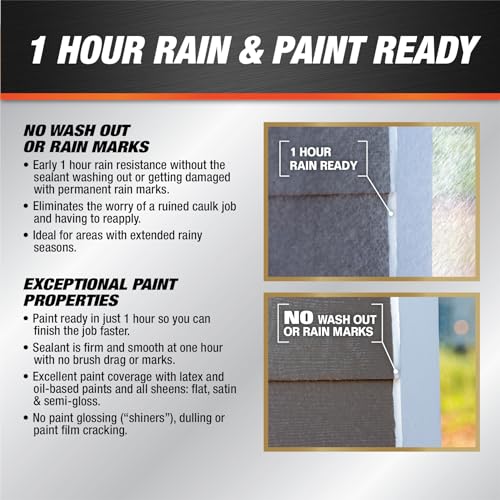 DAP Dynaflex Ultra Advanced Exterior Sealant, Brown, 10.1 Oz (7079818217)