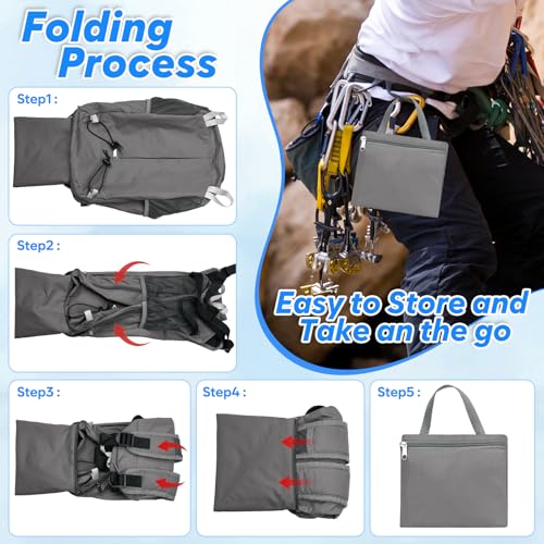 15L Lightweight Packable Hiking Daypack, Water Resistant Foldable Daypack for Travel Outdoor, Ultra Backpack for Men & Women (Gray) - color: Gray