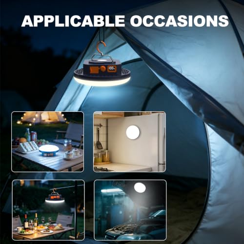 4000LM Flashlight Portable LED Camping Lantern Light - size: 30W