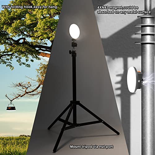 IODOO 10000mAh 30W Rechargeable Camping Light with Remote 3000LM 2700/4000/6500K/RED LED Camping Lantern Portable IP45 Waterproof Tent Lights Power Failur for Parents Christmas Gift - size: 30W (Remote)