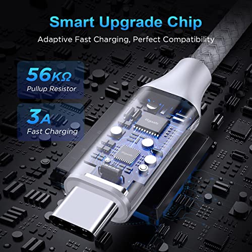 etguuds 6ft USB A to USB C Cable, 2Pack Fast Charging Cord Type C Charger - color: White, size: 6ft