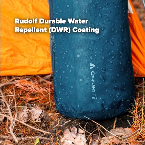 Coghlan’s Stuff Sacks & Ditty Bag Sets – Lightweight Ripstop or Mesh Storage Bags for Organizing Camping, Hiking, and Travel Gear - style: 15L