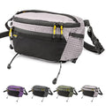 HIKEMAN Strap Pack Pouches for Backpack, Lightweight Phone Pocket, Large Capacity and Waterproof Fanny Pack Multi-functional Outdoor Bag for Hiking, Running, Travel, Cycling (Grey) - color: Grey