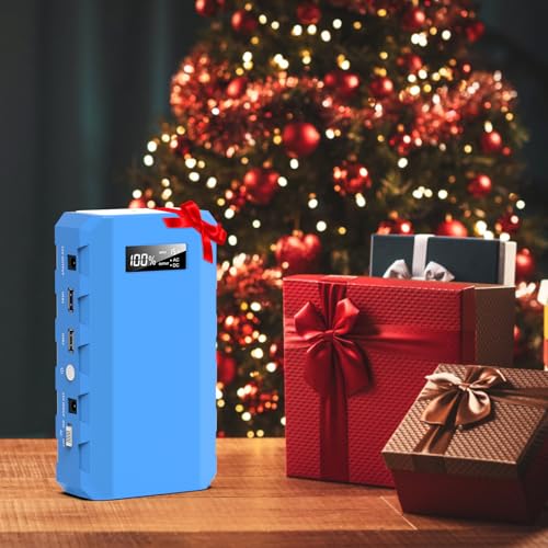 Portable Power Station with AC Outlet 120V, 24000mAh Laptop Charger Bank - color: Dark Blue