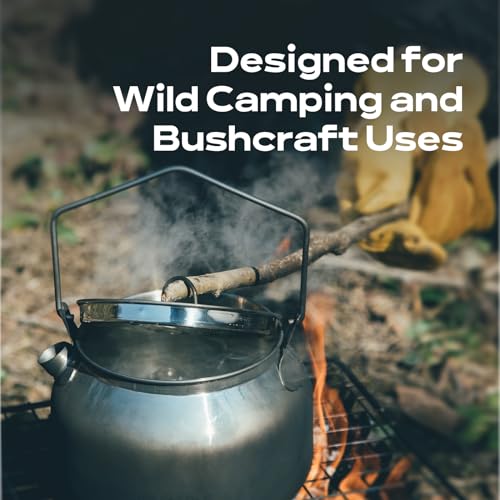 Fire-Maple Antarcti Camping Kettle Stainless Steel Camp Tea Pot, 1.2L - size: 1.3 Quarts
