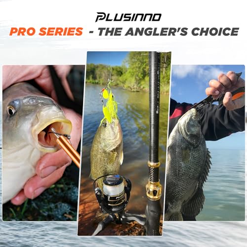PLUSINNO Fishing Backpack with Rod & Reel Combos, Fishing Gear Kit - color: Khaki Camo Backpack With Rod and Reel Combo