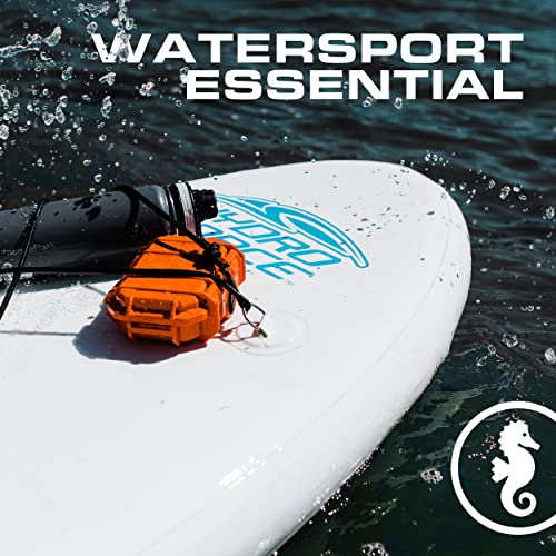 Seahorse 52 Portable Waterproof Dry Box Hard Protective Micro Case - Mil Spec/USA Made / IP67 Waterproof/Lockable - for Earbuds, PLB, IEM, Small Medical Devices, Stash Box (Clear) - color: Black